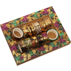 Wild_Animals_Washi_Tape_Gold_Foil_15mm_3m